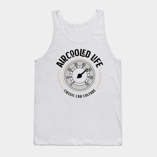 Aircooled Life - Classic Car Speedo Design Tank Top by Aircooled Life